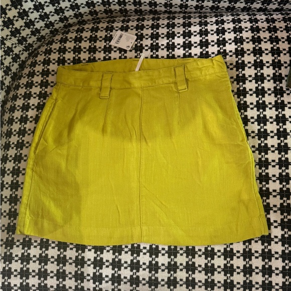 Free People Linen Skirt Sz S NWT - Picture 3 of 3